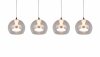 Lampa wisząca LED nowoczesna szklane klosze półokrągłe designerska ściemnialna FLYNT 331610406 Trio 